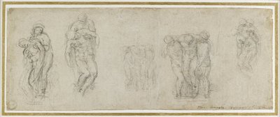 Studies for the Pieta Rondanini by Michelangelo Buonarroti